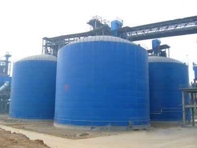 鹰手营子矿水泥钢板库改造